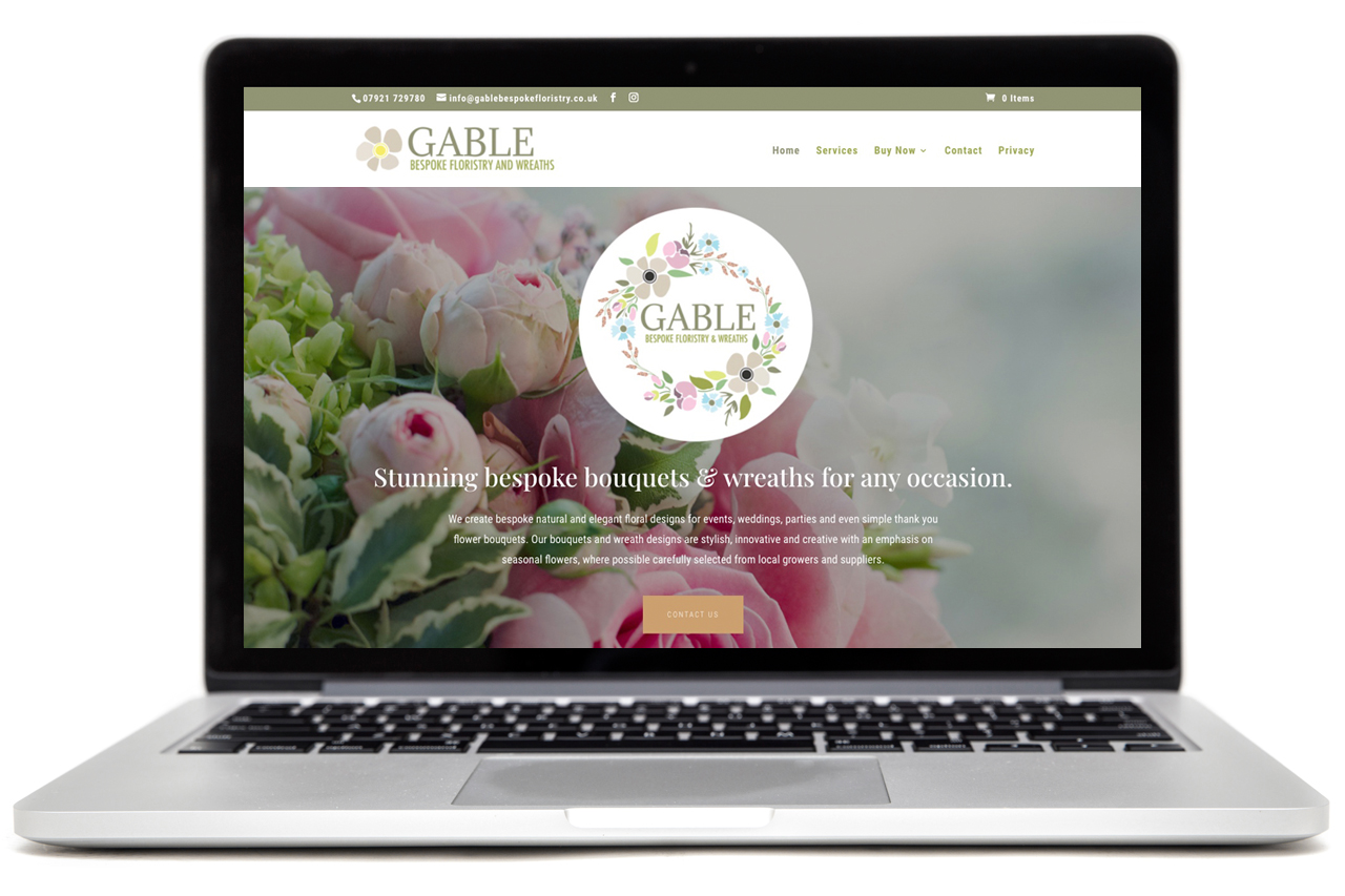 Centrepoint Website 'Gable Florists' Sample 2